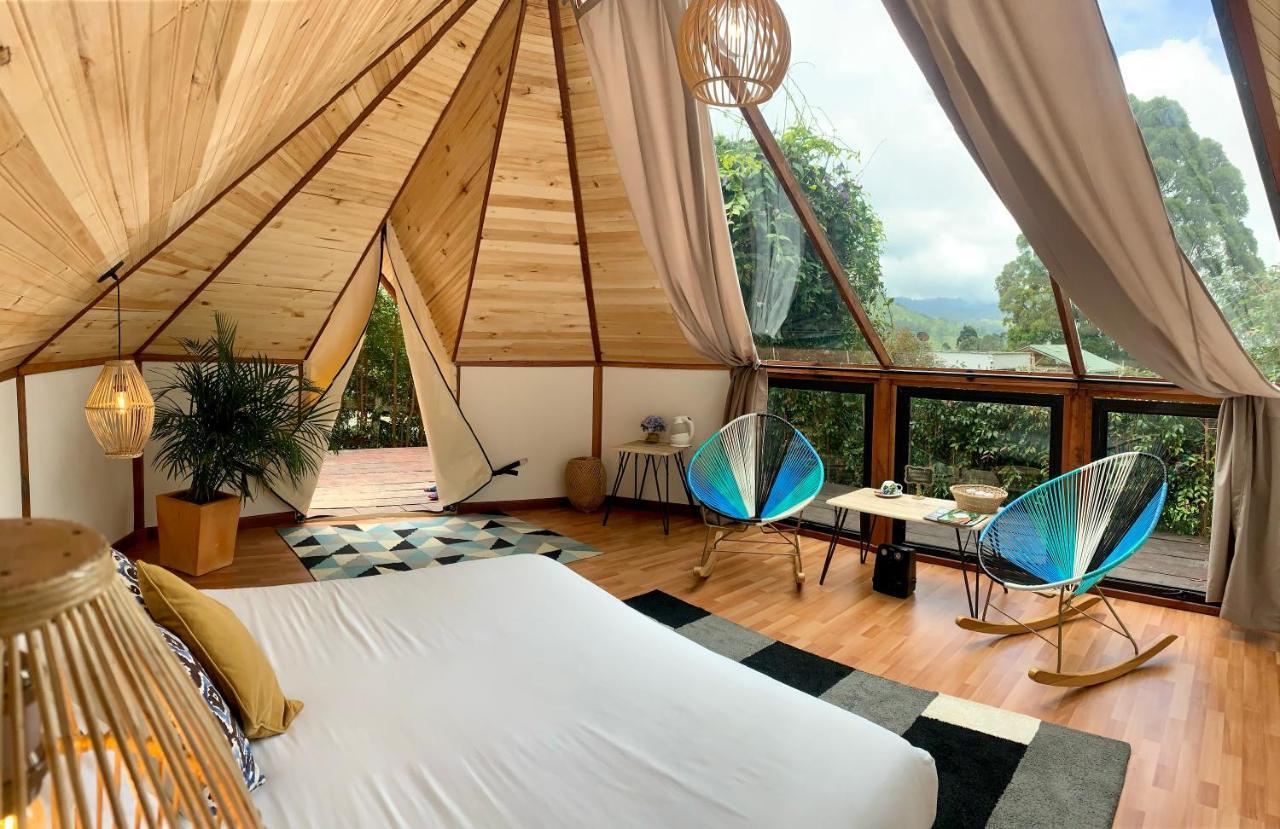 فيلا Glamping Lumbre سالنتو المظهر الخارجي الصورة